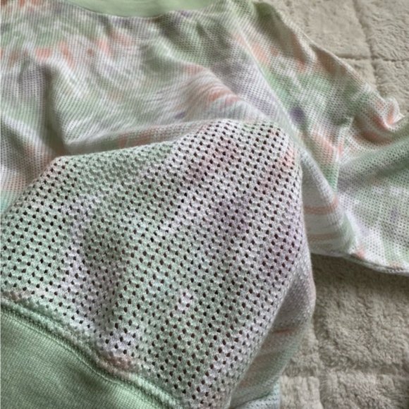 Victoria's Secret PINK | Tie Dye Mesh Long Sleeve Shirt | Size Extra Small - Picture 8 of 13